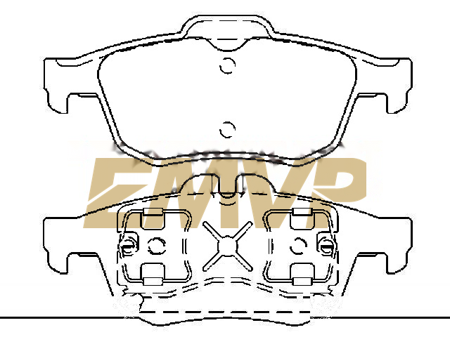 TY4104 Brake Pad Set