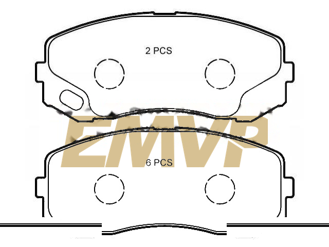 TY9448 Brake Pad Set