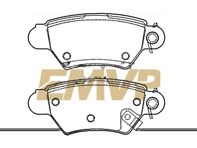 TY9243 Brake Pad Set