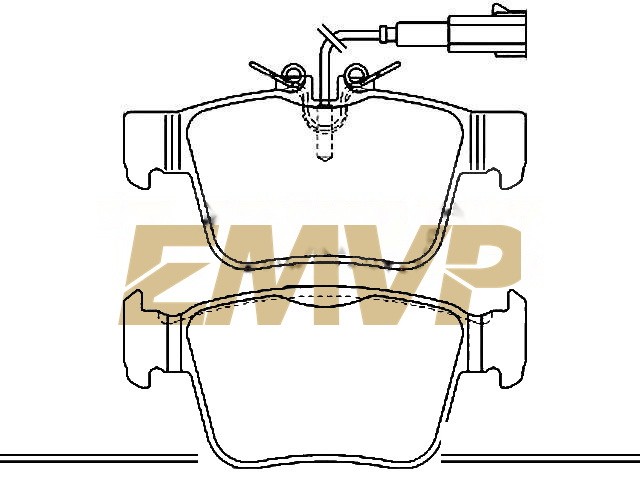 TY9626 Brake Pad Set