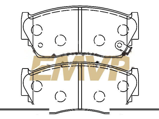 TY1536 Brake Pad Set