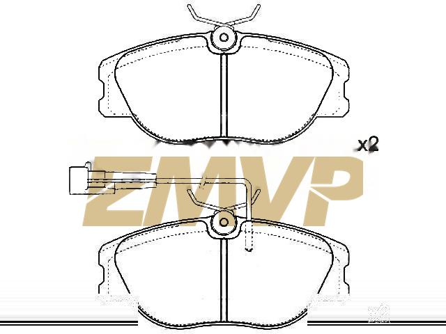 TY4333 Brake Pad Set