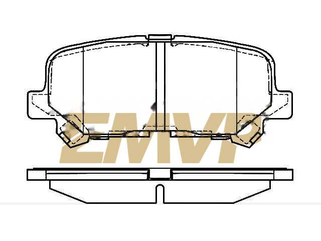 TY4726 Brake Pad Set