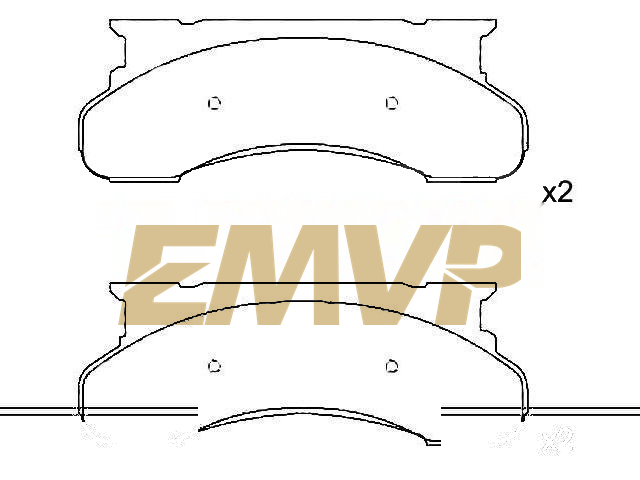 TY8921 Brake Pad Set