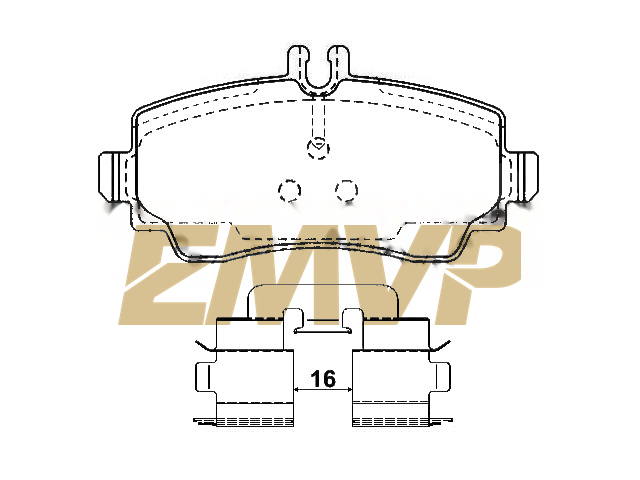 TY5400 Brake Pad Set