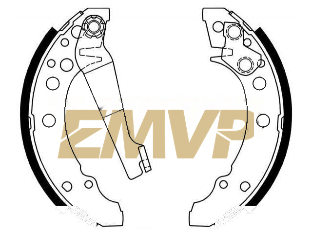 TY4670 Brake Shoe Set