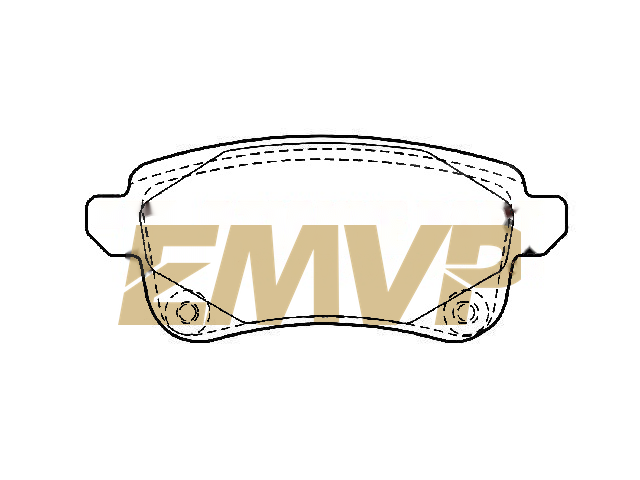 TY0269 Brake Pad Set