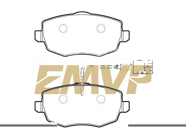TY9104 Brake Pad Set