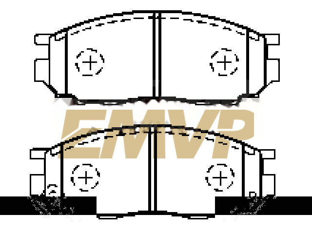 TY9025 Brake Pad Set