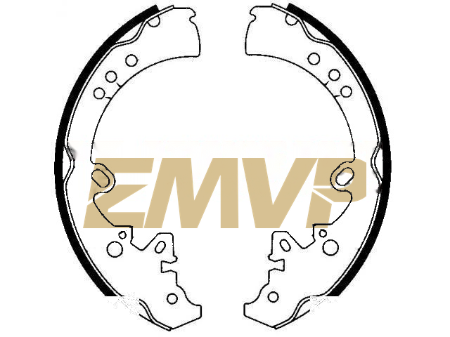 TY4752 Brake Shoe Set