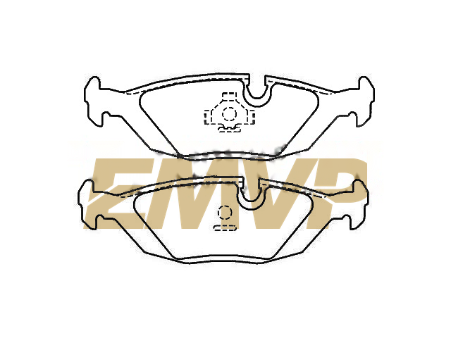 TY4657 Brake Pad Set