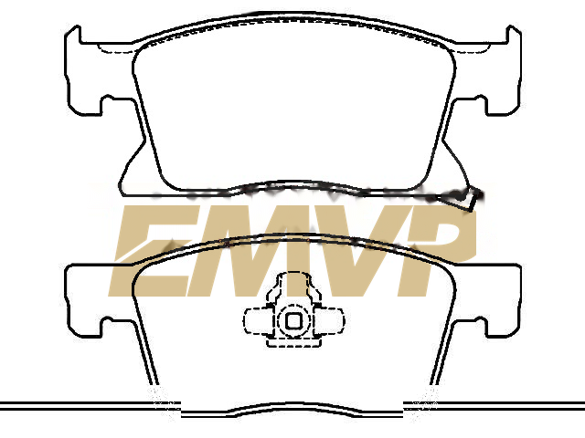 TY0202 Brake Pad Set
