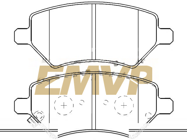 TY4323 Brake Pad Set