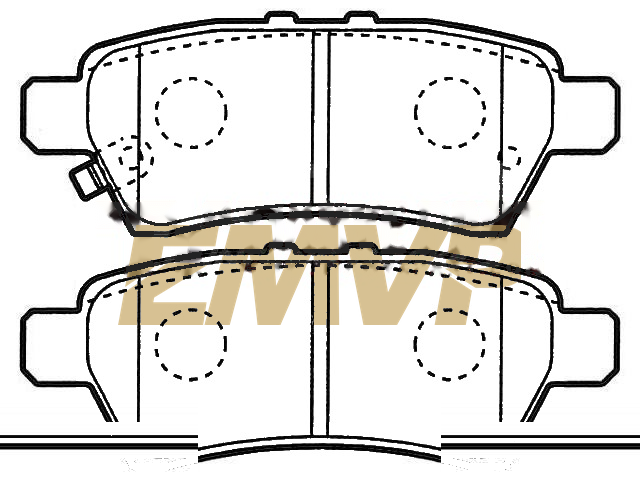 TY1650 Brake Pad Set