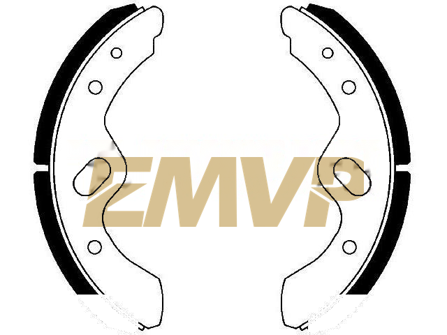 TY2150 Brake Shoe Set