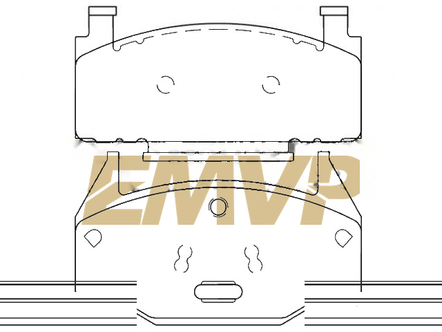 TY3696 Brake Pad Set