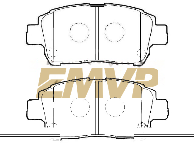 TY0736 Brake Pad Set