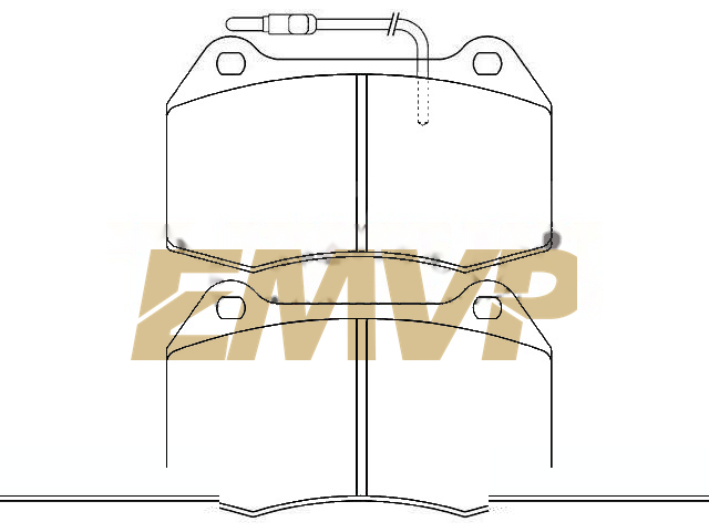 TY0419 Brake Pad Set
