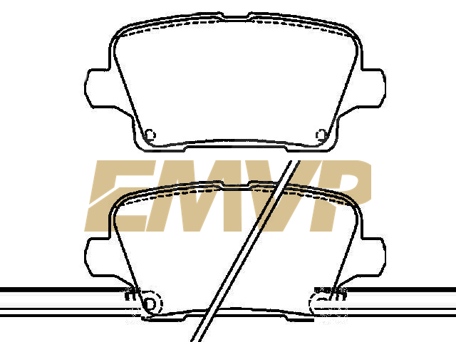 TY3846 Brake Pad Set