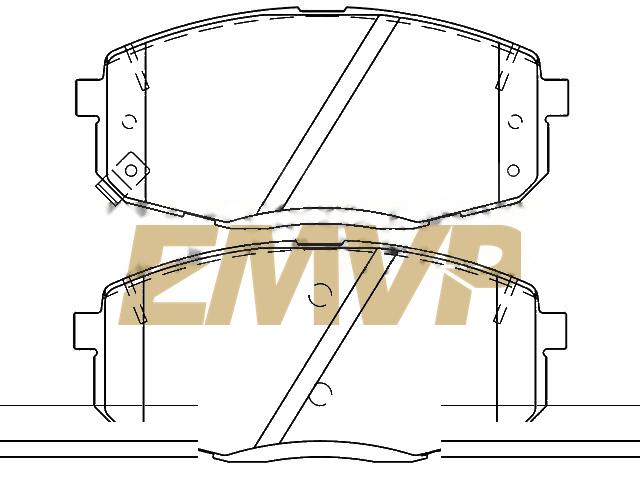TY2414 Brake Pad Set