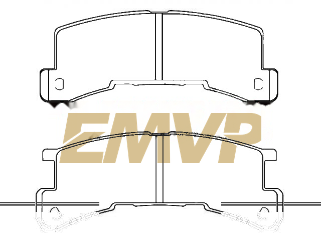 TY3718 Brake Pad Set