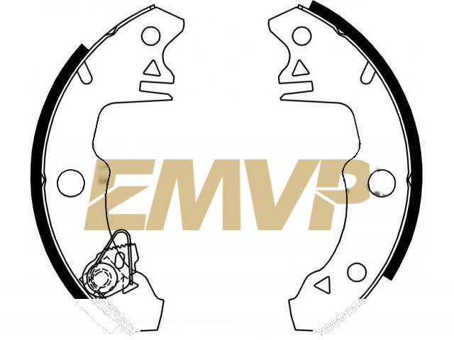 TY8761 Brake Shoe Set