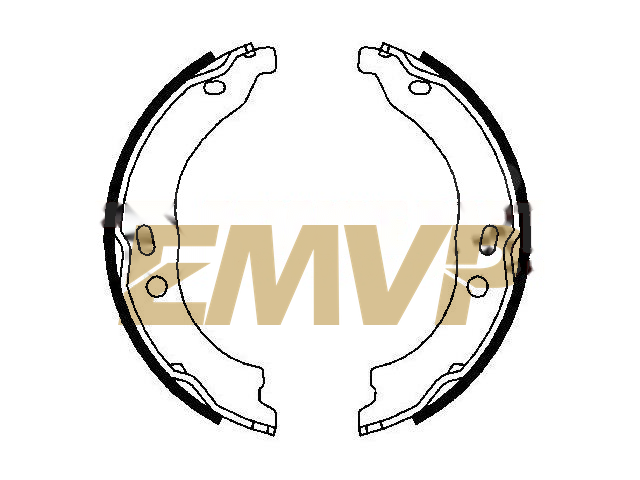 TY7153 Brake Shoe Set