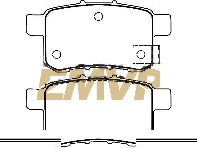 TY6216 Brake Pad Set