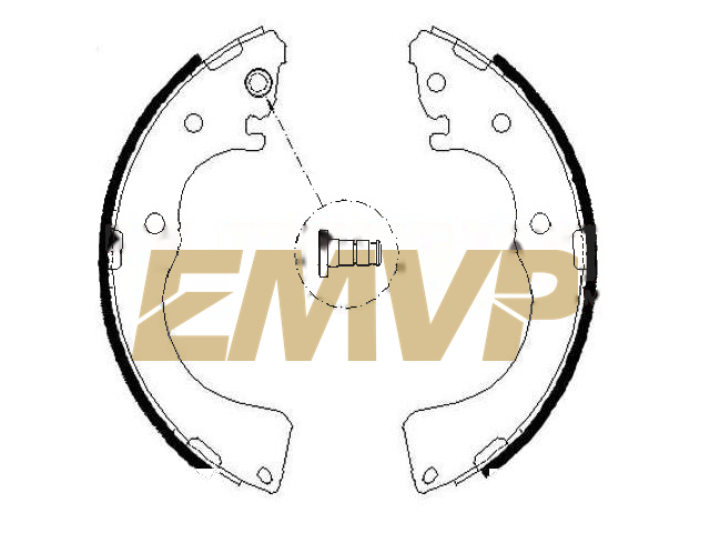 TY3669 Brake Shoe Set