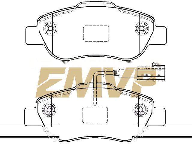 TY0327 Brake Pad Set