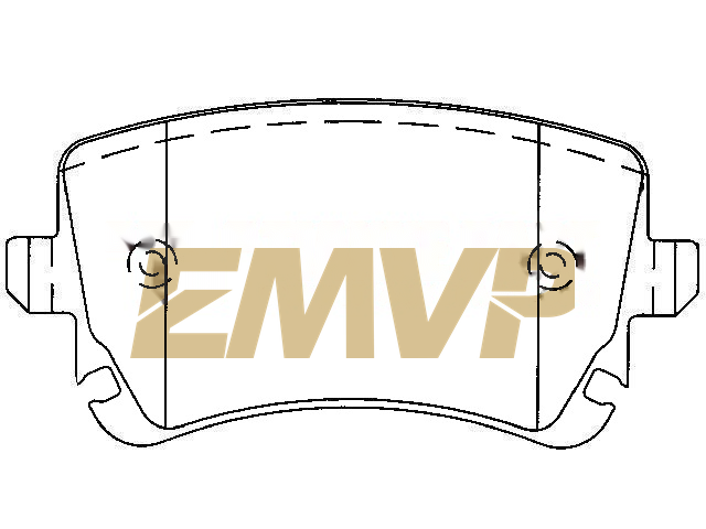 TY0345 Brake Pad Set