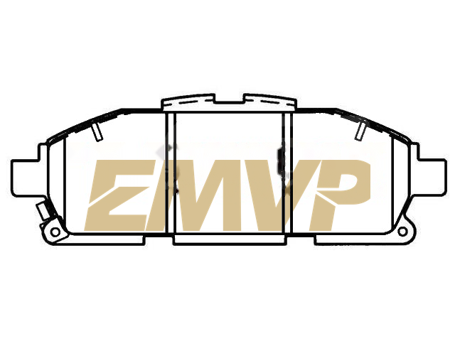 TY7472 Brake Pad Set