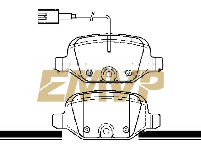 TY4775 Brake Pad Set