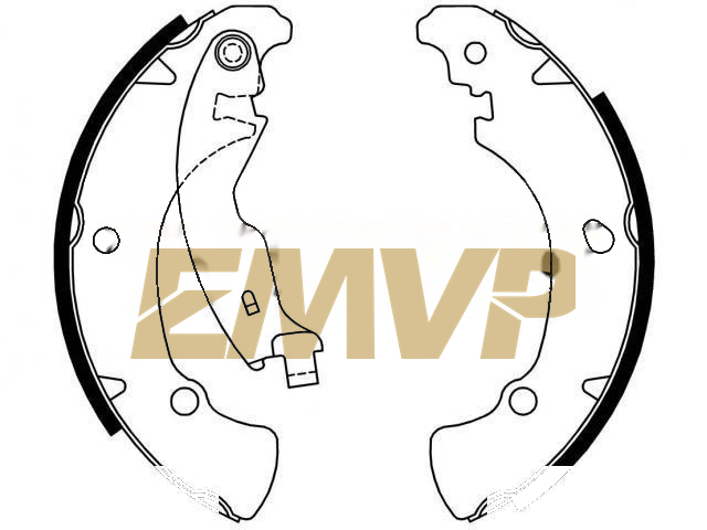 TY1641 Brake Shoe Set
