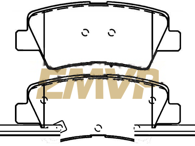 TY6006 Brake Pad Set