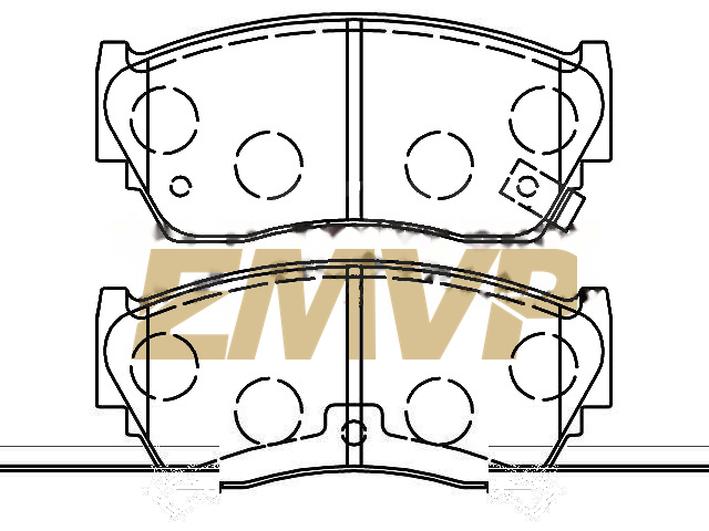 TY3288 Brake Pad Set
