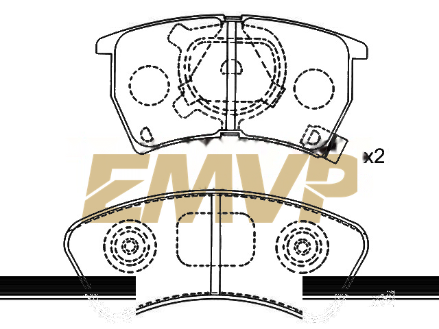 TY9901 Brake Pad Set