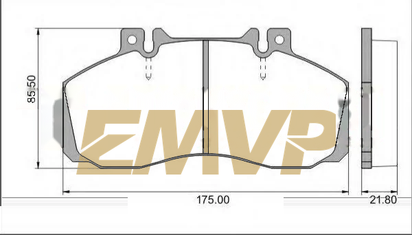 TY9397 Brake Pad for CV & Heavy Duty WVA 29835
