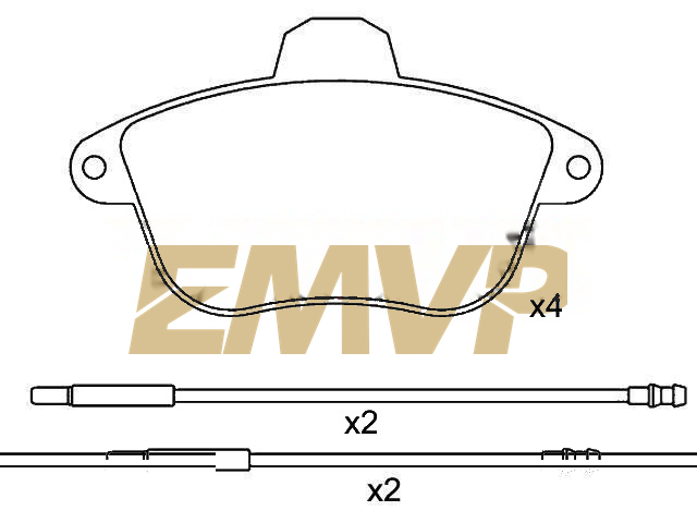 TY3171 Brake Pad Set