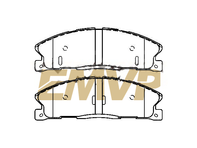 TY6349 Brake Pad Set