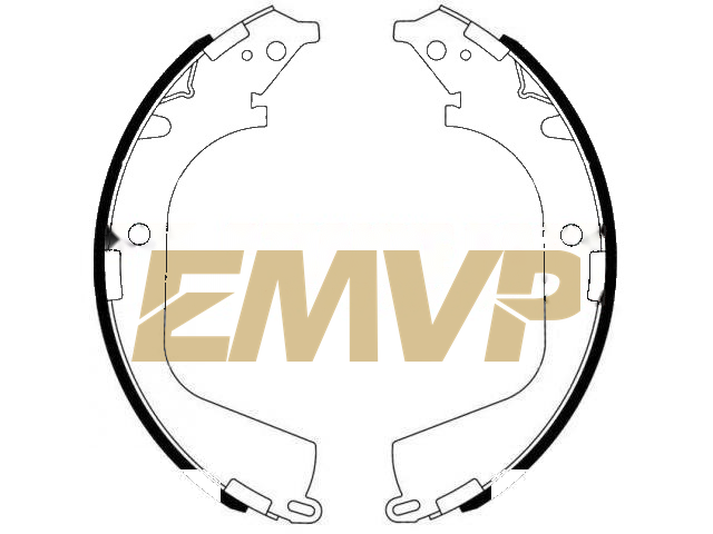 TY1681 Brake Shoe Set