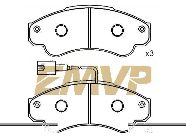 TY9205 Brake Pad Set