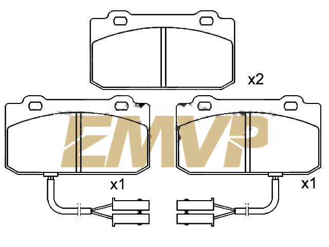 TY0699 Brake Pad Set