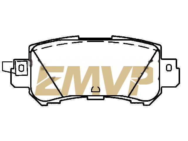 TY1222 Brake Pad Set