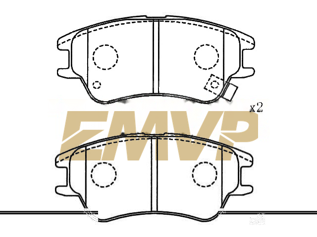 TY4935 Brake Pad Set