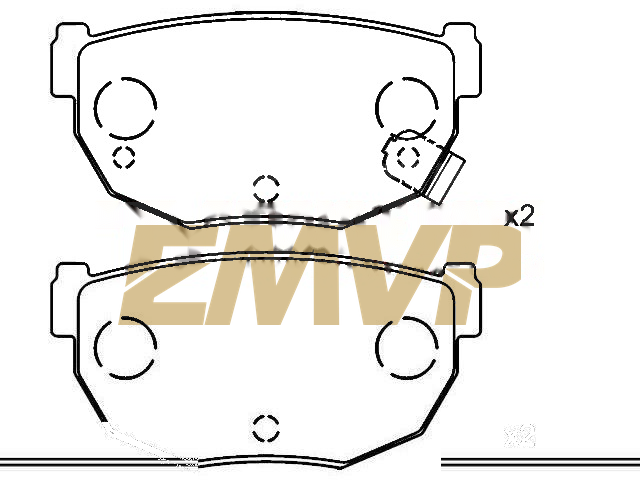 TY4906 Brake Pad Set