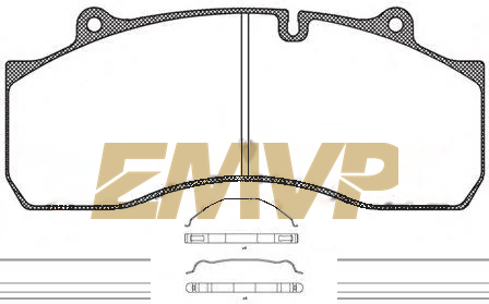 TY0268 Brake Pad for CV & Heavy Duty WVA 29176
