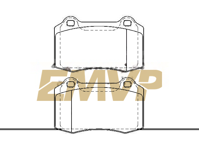 TY4341 Brake Pad Set