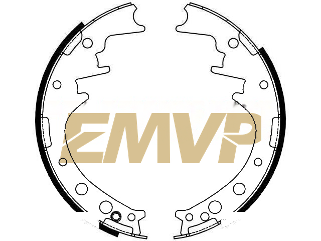 TY7134 Brake Shoe Set