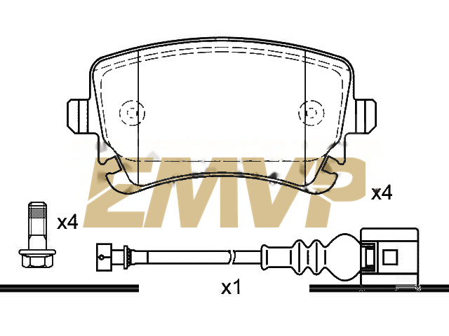 TY8113 Brake Pad Set